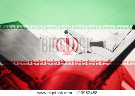 Weapons Of Mass Destruction. Iran Icbm Missile. War Background.