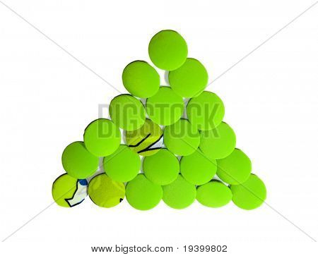 Pulsante verde trinagle