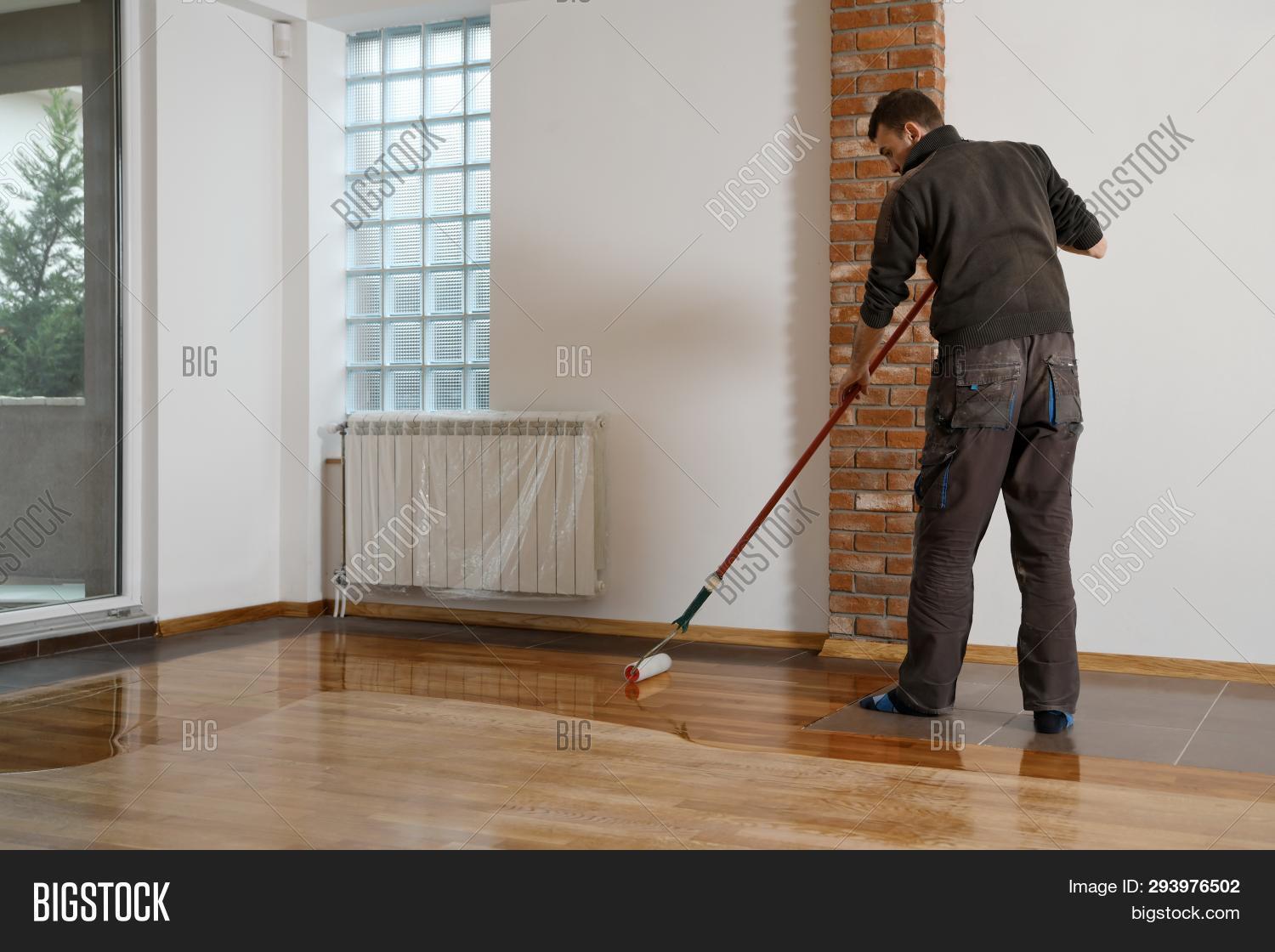Lacquering Wood Floors Image Photo Free Trial Bigstock