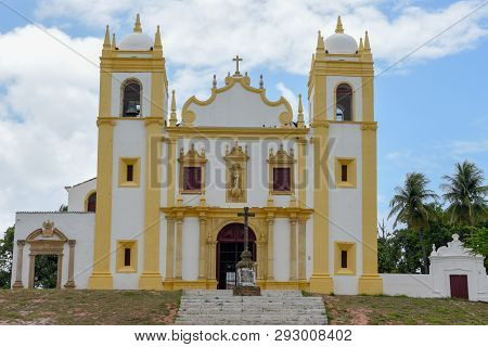 Olinda, Brazil - 25 January 2019: The Carmo Church At Olinda Is One Of The Oldest Catholic Churches 