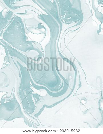 Hand Painted Light Blue Abstract Background.disign For Background, Banner, Flaer,poster,brochure Etc