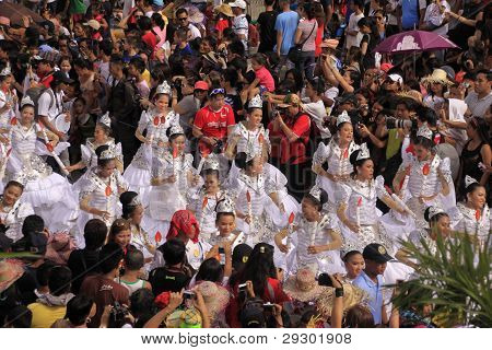 Sinulog Cebu Parade Filippinsk katolsk hengivne
