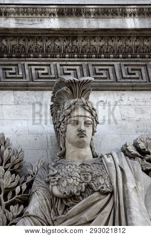 Triumphal Arch From The Champs Elysees, Sculptural Group