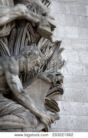 Triumphal Arch From The Champs Elysees, Sculptural Group