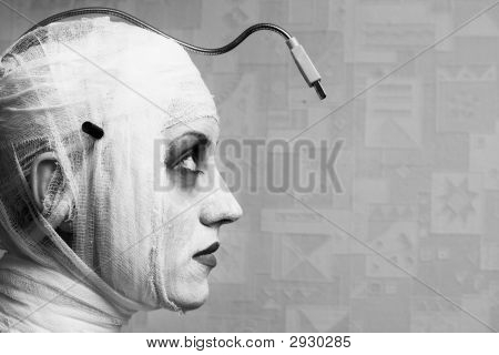 Spooky kvindelige Mime