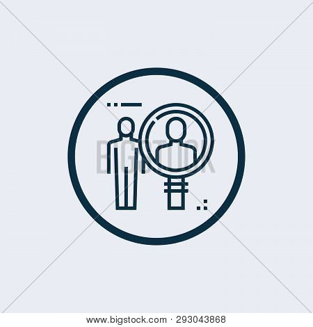 Human Resources Icon Isolated On White Background. Human Resources Icon In Trendy Design Style. Huma
