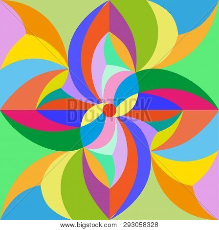 Geometry Minimalistic Artwork Poster With Simple Shape And Figure.