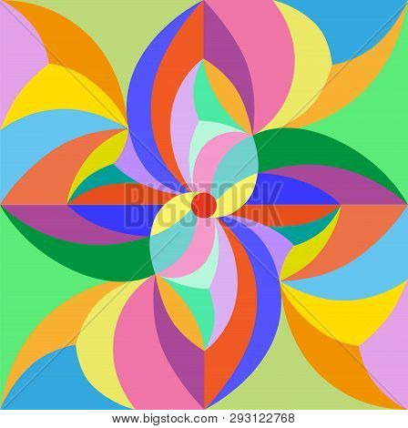 Geometry Minimalistic Artwork Poster With Simple Shape And Figure.