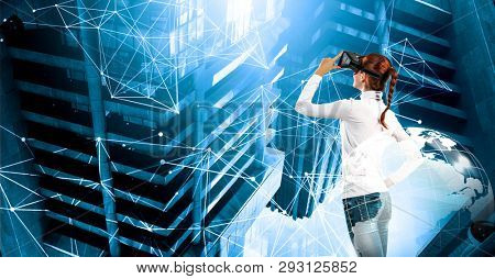 Future of virtual technology. Mixed media