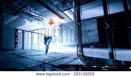 Future of virtual technology. Mixed media