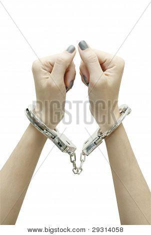 Hand geboeid