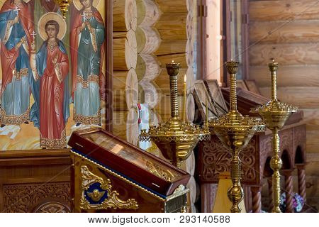 Chapaevsk, Samara Region, Russia-february 18, 2019: Church Of The Kazan Icon Of The Mother Of God In
