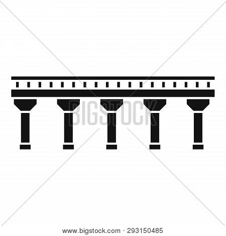 Auto Bridge Icon. Simple Illustration Of Auto Bridge Vector Icon For Web Design Isolated On White Ba