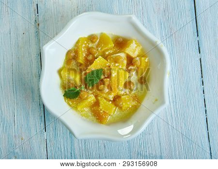 Chickpea And Squash Coconut Curry