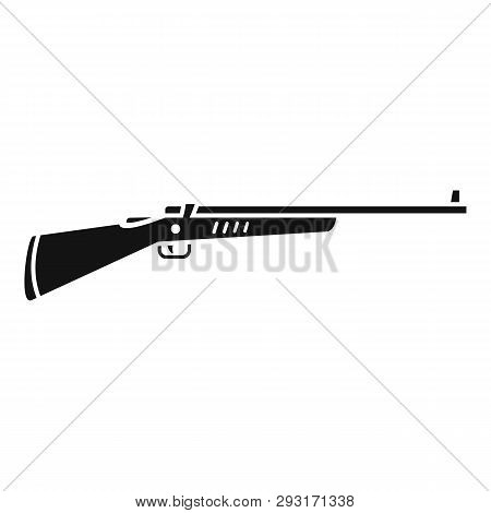 Old Hunting Rifle Icon. Simple Illustration Of Old Hunting Rifle Vector Icon For Web Design Isolated