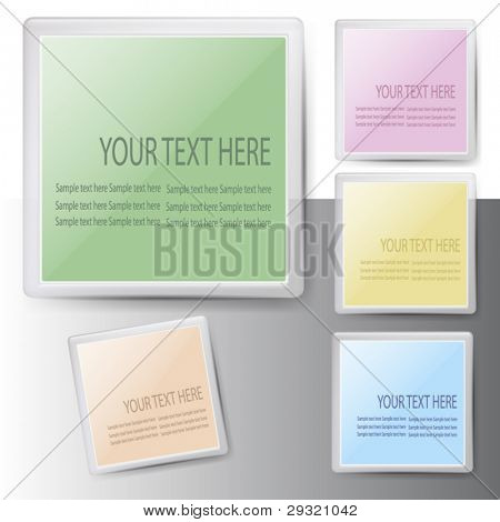 Vektor plast magneter.