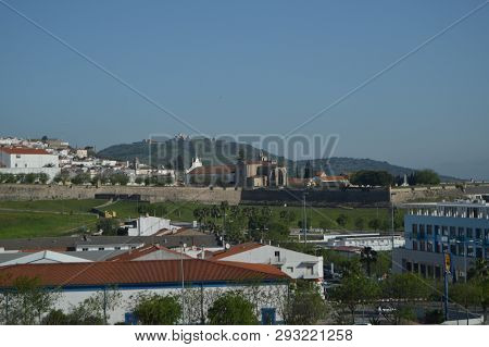 General Views Of The Walled City In Elvas. Nature, Architecture, History, Street Photography. April 