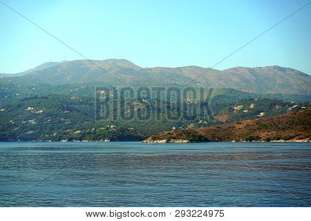 Beautiful View That Can Be Admired At The Entrance To The Port Of Igoumenitsa In Greece