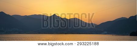 Arrival At Dawn In The Port Of Igoumenitsa, Seen From The Ferry From Lefkimmi, Kerkira