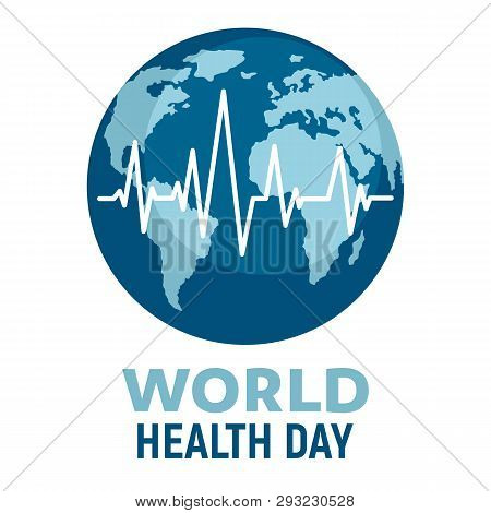 World Health Day Illustration. Wellness, Medical Prevention, Healthcare And Medicare Day. Global Med