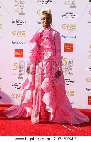 LOS ANGELES - MAR 30:  Cynthia Erivo at the 50th NAACP Image Awards - Arrivals at the Dolby Theater on March 30, 2019 in Los Angeles, CA
