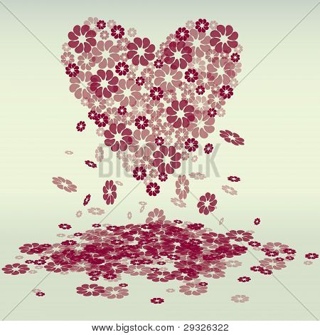 cuore di fiore