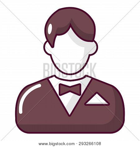 Croupier Icon. Cartoon Illustration Of Croupier Icon For Web