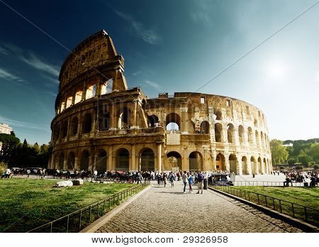 Colosseo a Roma, Italia