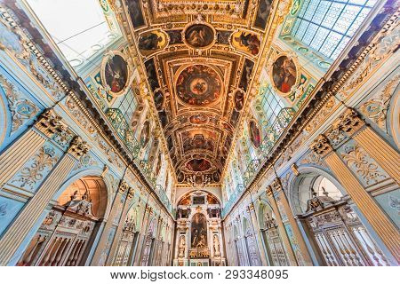 Fontainebleau  France  April 16 ,  The Chapel Of The Trinity, In The Castle Of Fontainebleau, France
