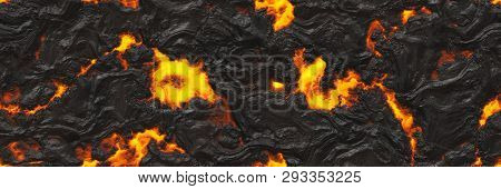 Seamless Magma- Large File. Destroy Molten- Fluid Metal