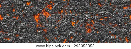 Seamless Magma- Large File. Destroy Molten- Fluid Metal