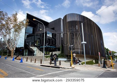 Johannesburg, South Africa, 22nd March- 2019: Exterior Of Art Studio And Design Studio Space With La