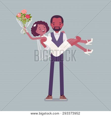 Groom Carrying Bride Vector Photo Free Trial Bigstock