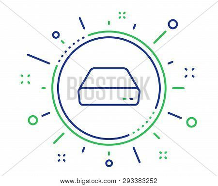 Mini Pc Line Icon. Small Computer Device Sign. Quality Design Elements. Technology Mini Pc Button. E