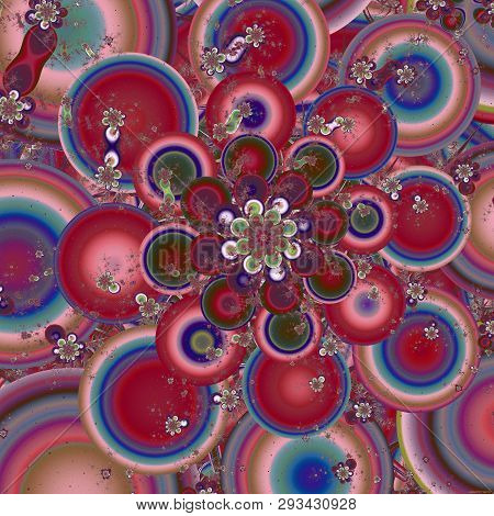 Abstractart Background Ball Decoration Design Fractal Illustration Ornament Round Wallpaper