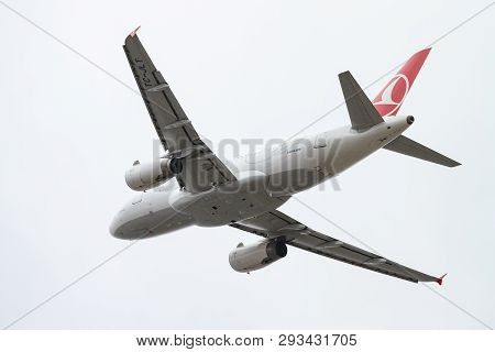 Airplane Takeoff From Airport