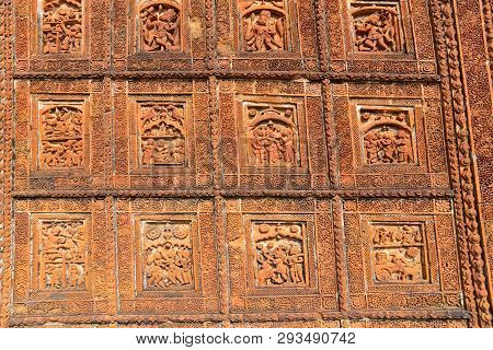 Famous Terracotta (fired Clay Of A Brownish-red Colour, Used As Ornamental Building Material) Motif 