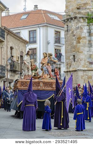 Holy Thursday Procession In Zamora, Spain