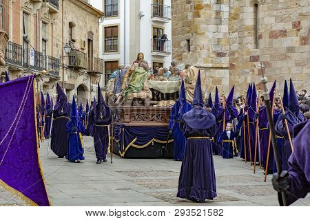 Holy Thursday Procession In Zamora, Spain