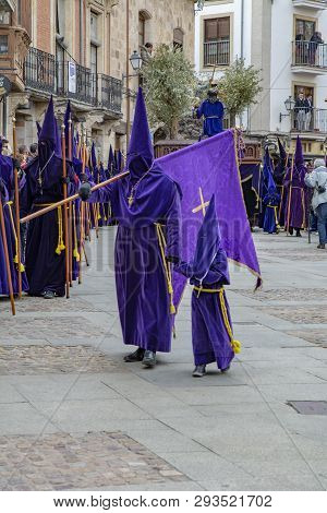 Holy Thursday Procession In Zamora, Spain