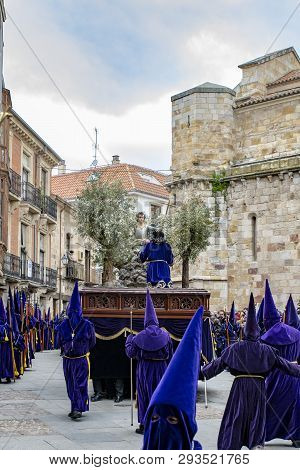 Holy Thursday Procession In Zamora, Spain
