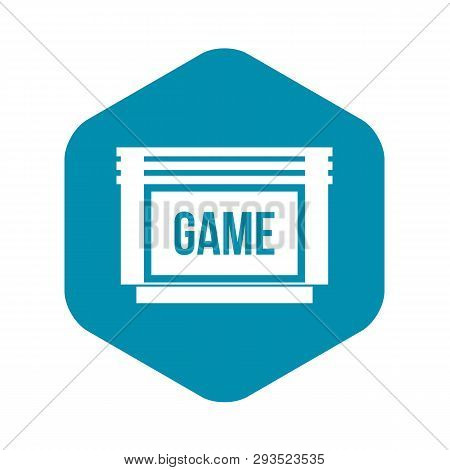 Game Cartridge Icon In Simple Style On A White Background