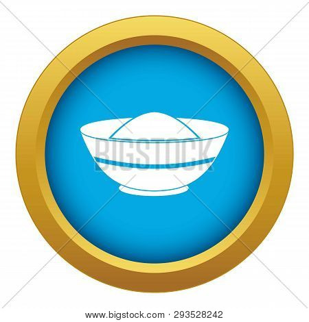 Indian Spicy Icon Blue Vector Isolated On White Background For Any Design