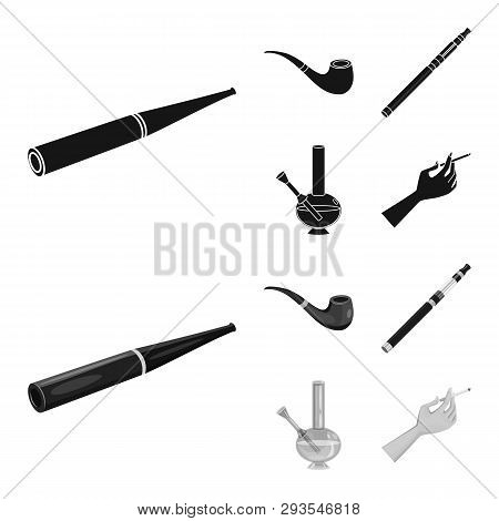 Vector Illustration Of Refuse And Stop Icon. Set Of Refuse And Habit Vector Icon For Stock.