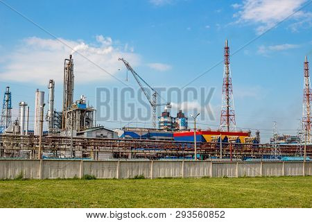 Novomoskovsk, Russia - June 2015: Chemical Plant 