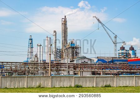 Novomoskovsk, Russia - June 2015: Chemical Plant 
