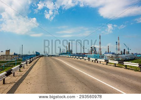 Novomoskovsk, Russia - June 2015: Chemical Plant 