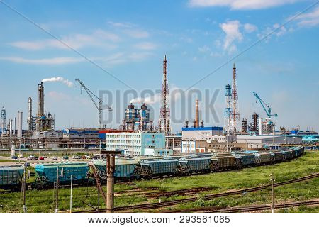 Novomoskovsk, Russia - June 2015: Chemical Plant 