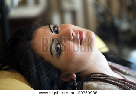 Tyttö Libia