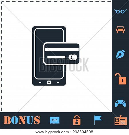 Mobile Payment. Perfect Icon With Bonus Simple Icons